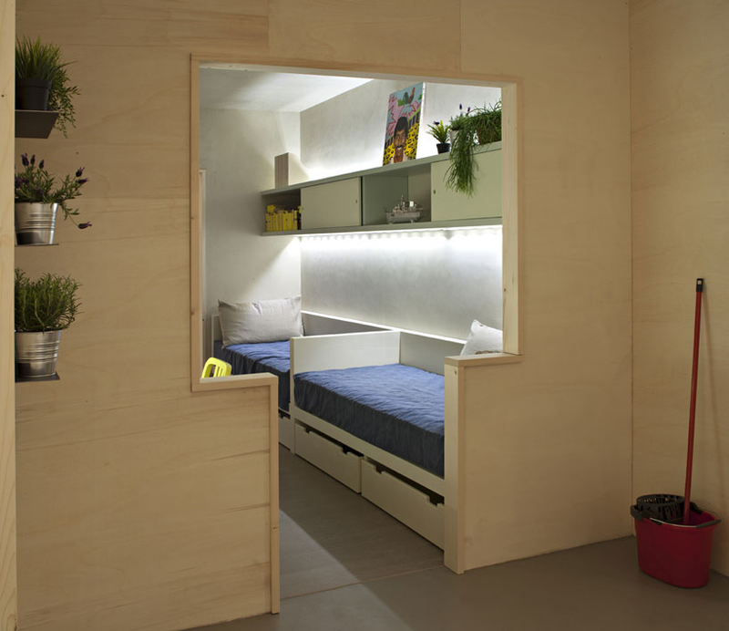 Illustration for article titled Reclusos diseñan una micro-vivienda con las dimensiones de su celda